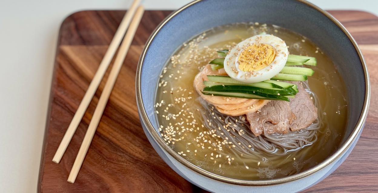 Naengmyeon, Sensasi Mi Dingin Khas Korea Yang Menyegarkan