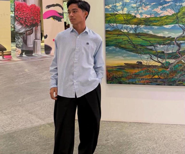 OOTD Ala Betrand Peto Putra Onsu, Gaya Stylish Maksimal