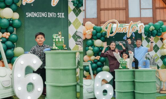 Makin Meriah! Pesta Ultah Dante Alinskie Di Penuhi Dekorasi Golf